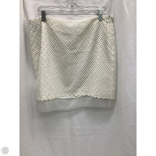 Skirt Midi By Vince Camuto In White, Size: 12
