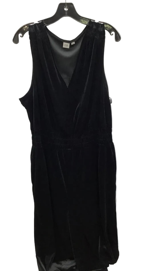 Jumpsuit By Gap In Black, Size: Xxl