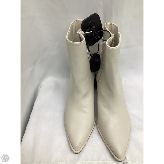 Boots Ankle Heels By Sonoma In Ivory, Size: 10