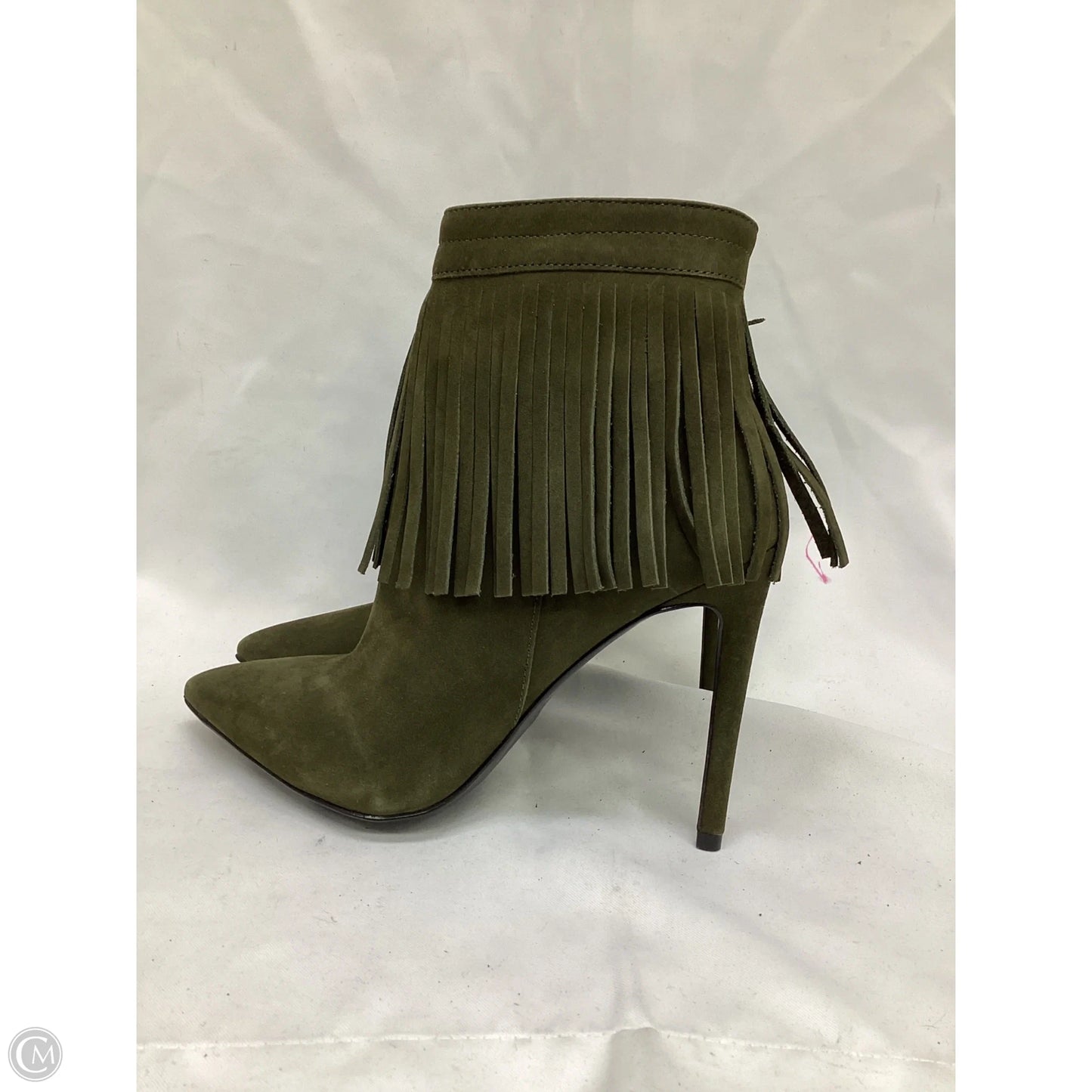Boots Ankle Heels By Aldo In Green, Size: 8