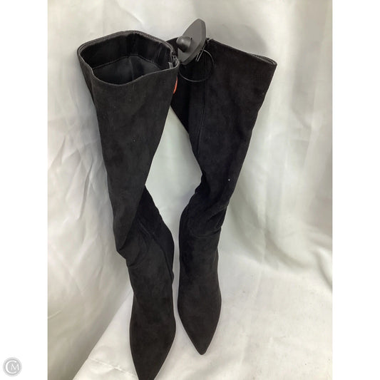 Boots Mid-calf Heels By Lulus In Black, Size: 8