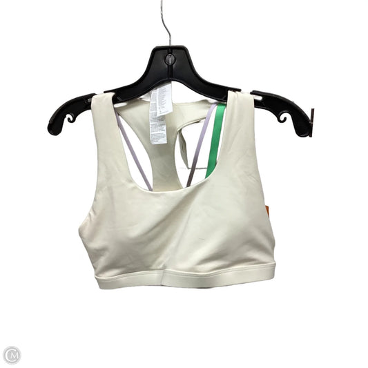 Athletic Bra By Fabletics In Ivory, Size: Large