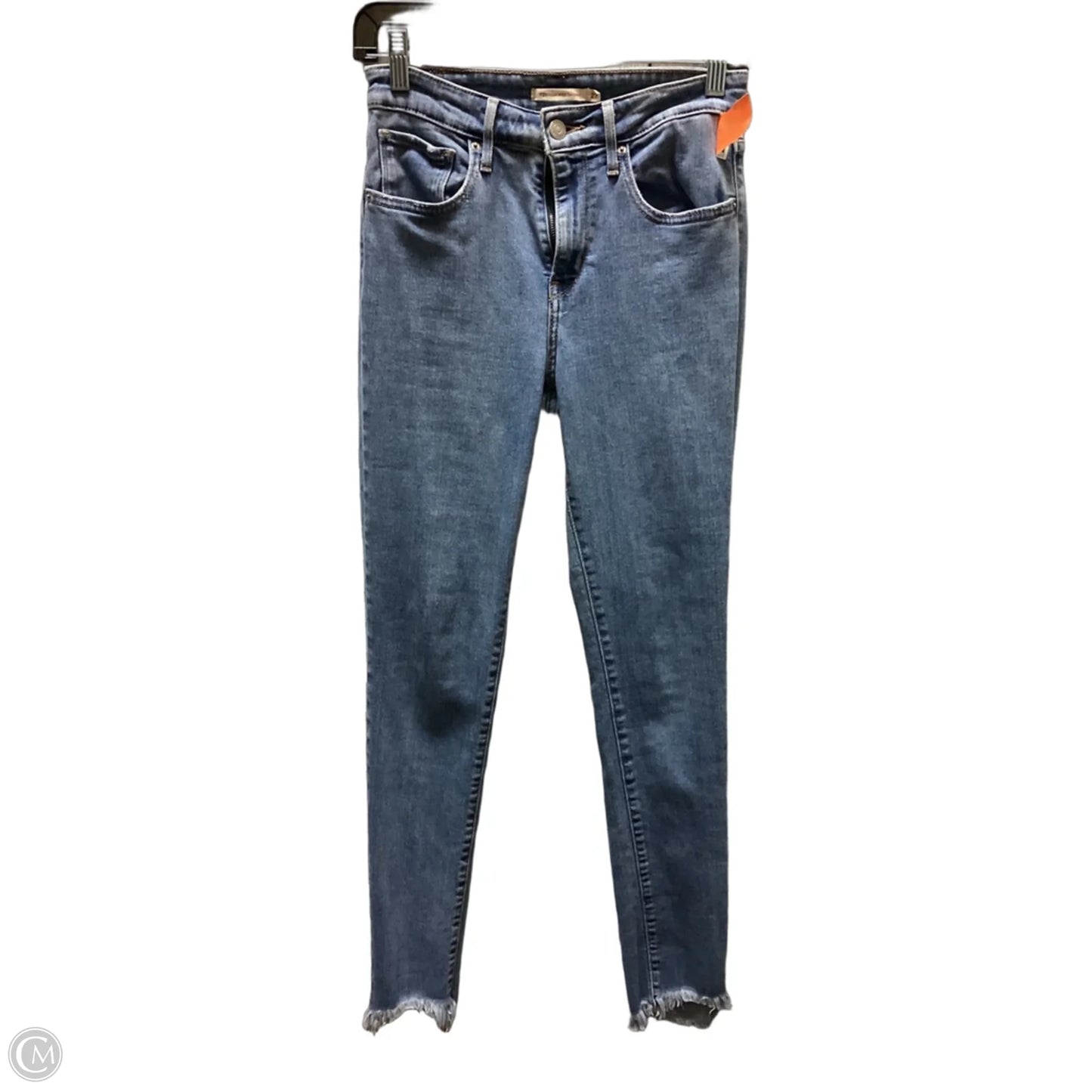 Jeans Skinny By Levis In Blue Denim, Size: 6