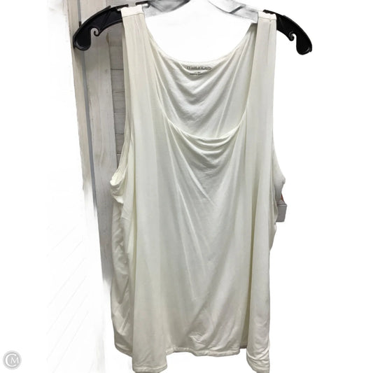 Top Sleeveless By Maurices In White, Size: 2x