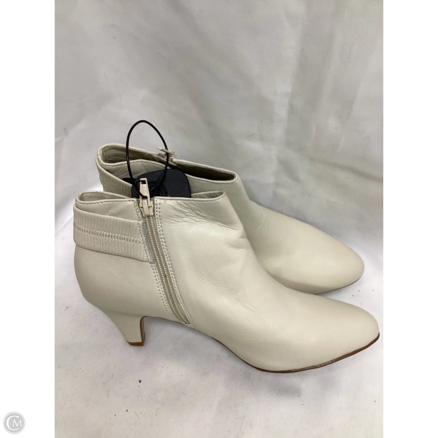 Boots Ankle Heels By Alfani In Ivory, Size: 9.5