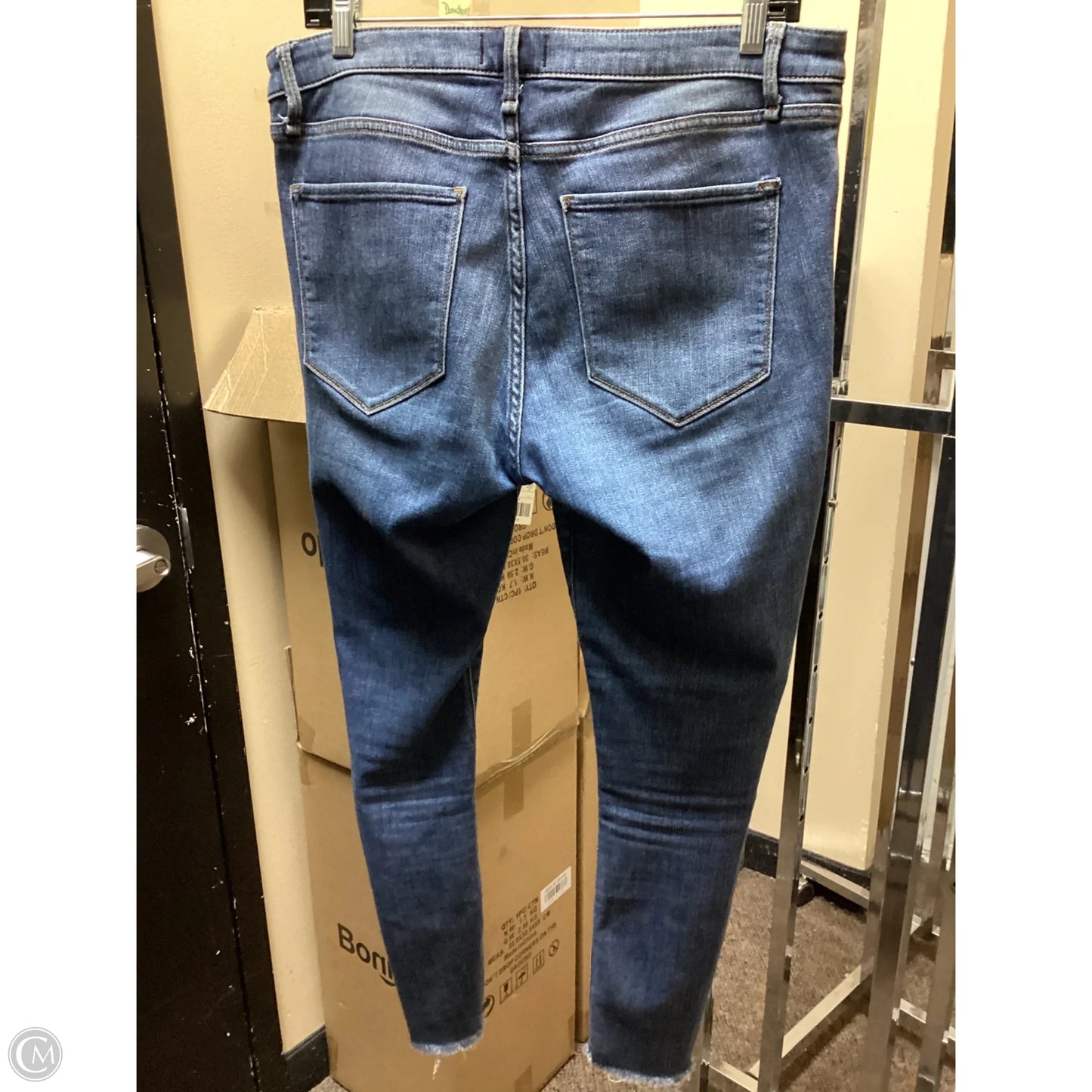 Jeans Skinny By Abercrombie And Fitch In Blue Denim, Size: 12