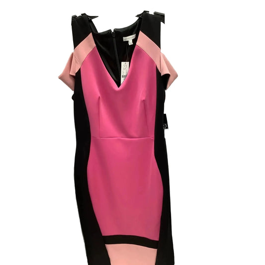 Dress Casual Midi By New York And Co In Multi-colored, Size: L