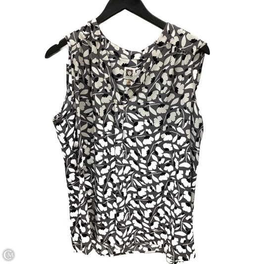 Top Sleeveless By Anne Klein In Multi-colored, Size: 1x