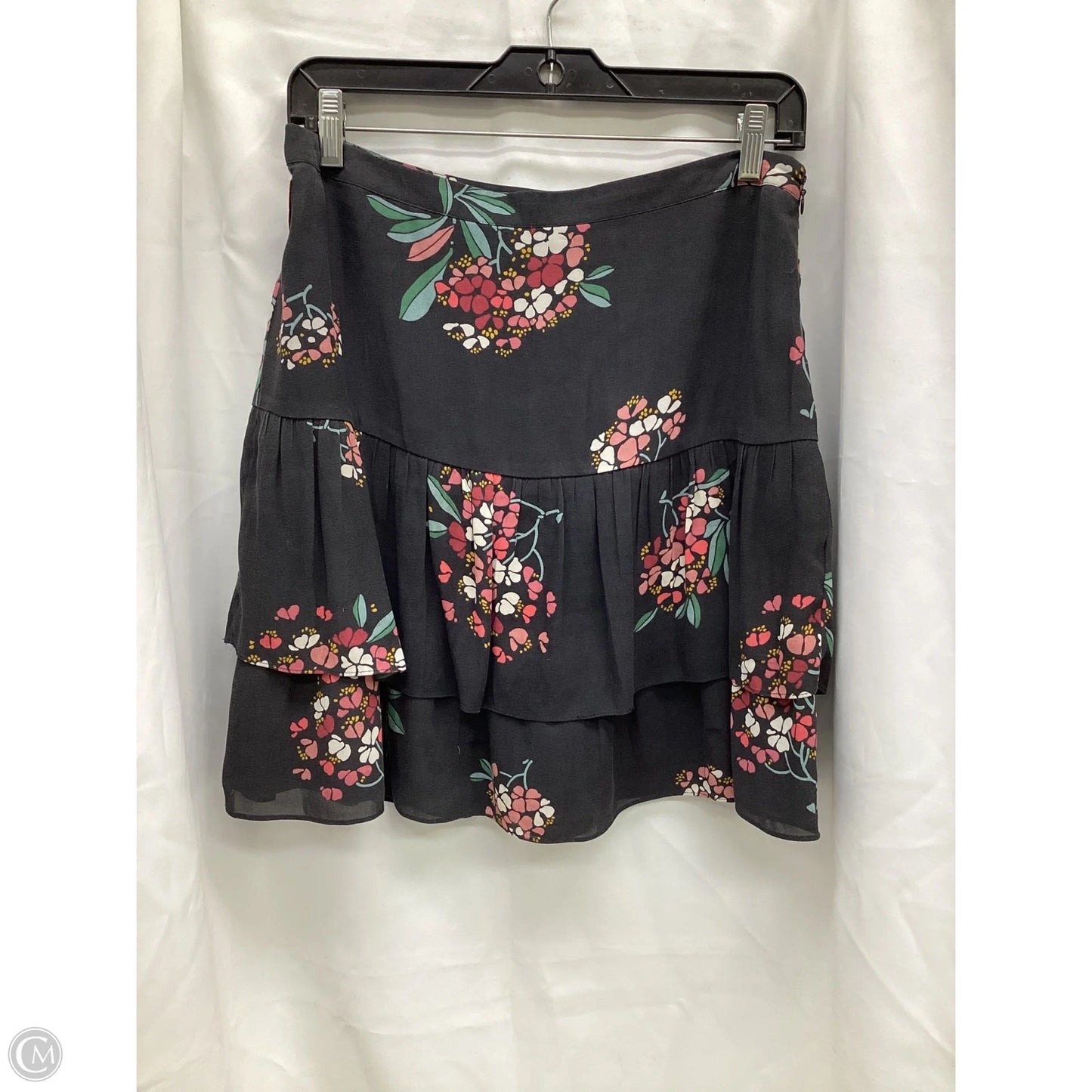 Skirt Midi By Loft In Floral Print, Size: 6