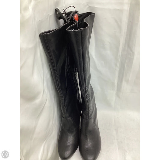 Boots Mid-calf Heels By Torrid In Black, Size: 10