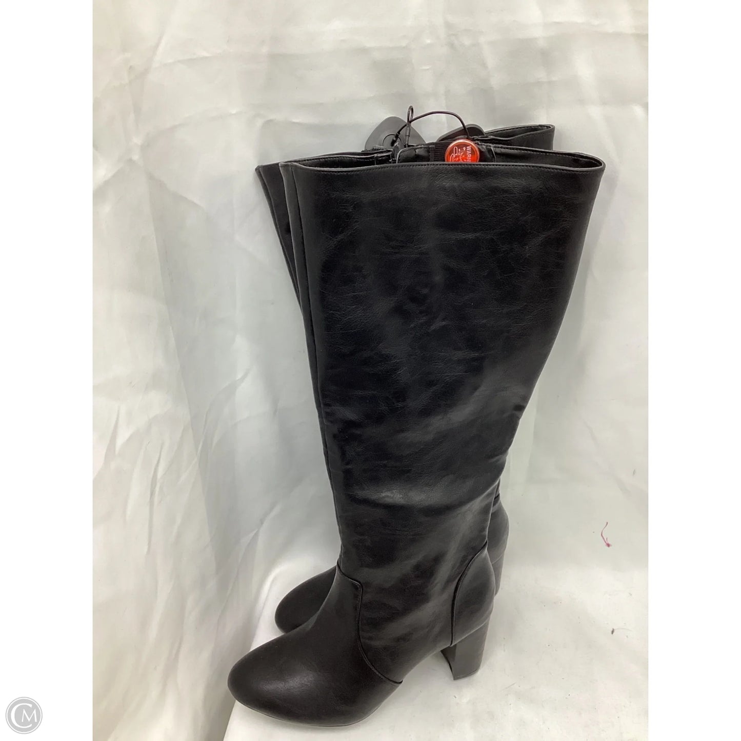 Boots Mid-calf Heels By Torrid In Black, Size: 10