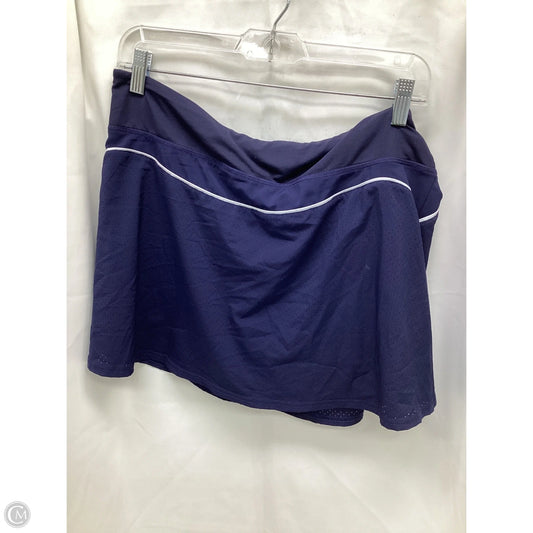Athletic Skirt By Clothes Mentor In Navy, Size: Xl