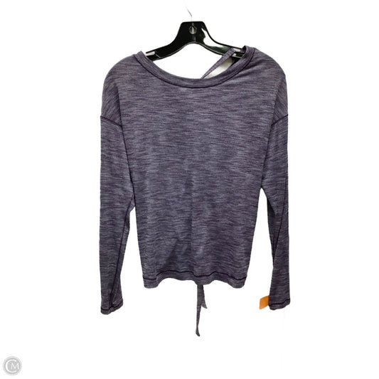 Top Long Sleeve By Lululemon In Purple, Size: M