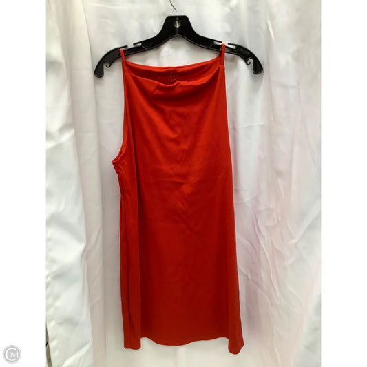 Dress Casual Midi By A New Day In Red, Size: L