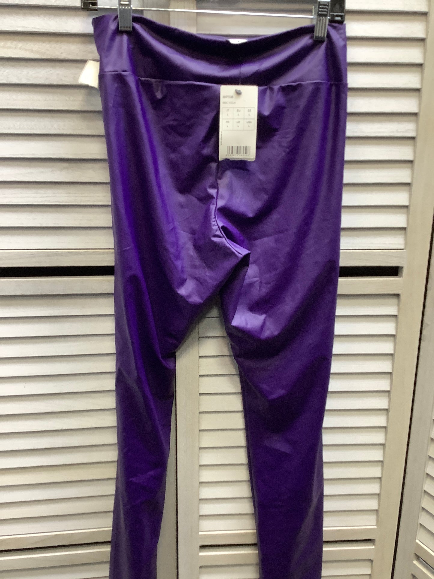 Athletic Leggings By Clothes Mentor In Purple, Size: L