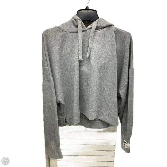 Sweatshirt Hoodie By Simply Southern In Grey, Size: L