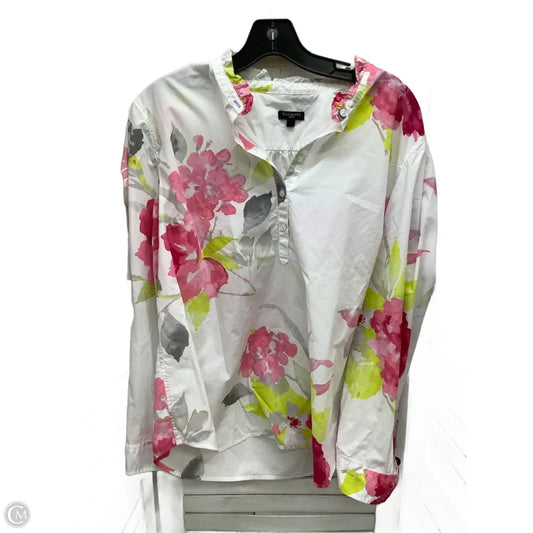 Top Long Sleeve By Talbots In Multi-colored, Size: Xl