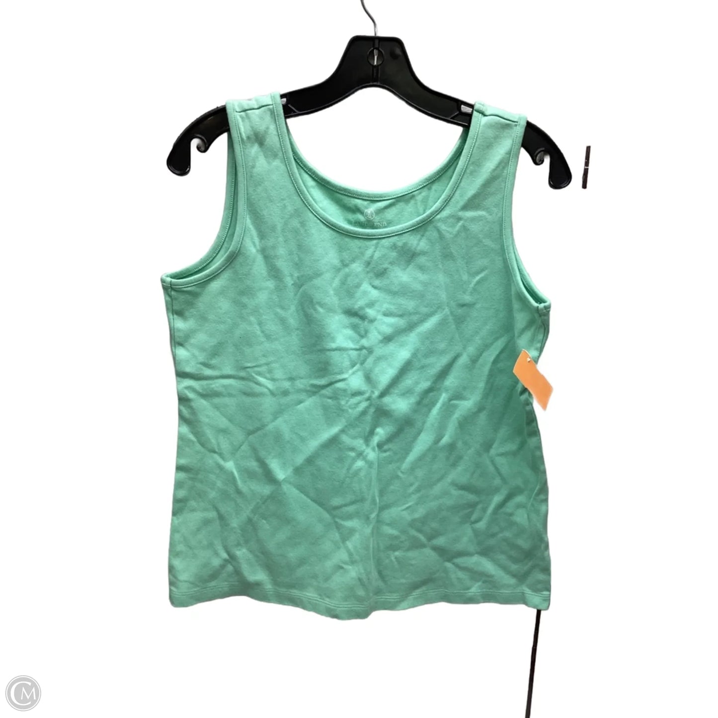 Top Sleeveless By Lands End In Teal, Size: M