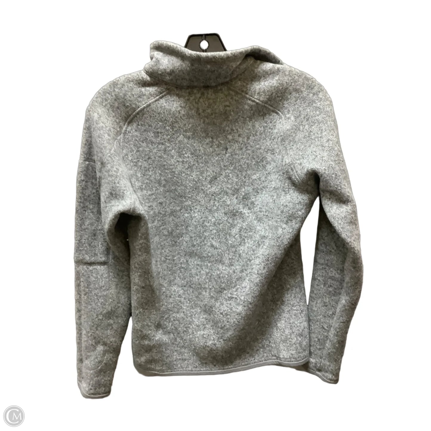 Sweatshirt Collar By Patagonia In Grey, Size: S