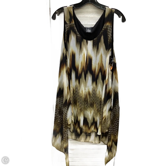 Top Sleeveless By New Directions In Multi-colored, Size: Xl