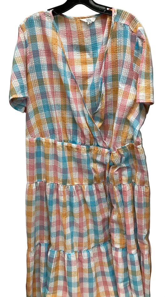 Dress Casual Maxi By Croft And Barrow In Multi-colored, Size: 3x