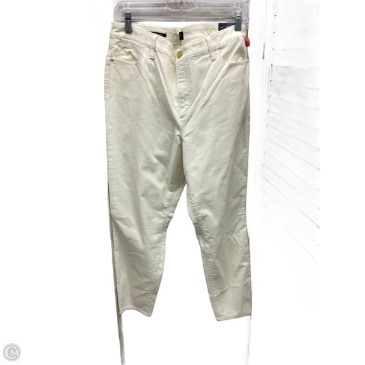 Pants Corduroy By Talbots In Ivory, Size: 14