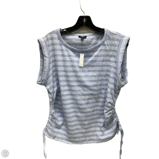 Top Short Sleeve By Talbots In Striped Pattern, Size: Xl