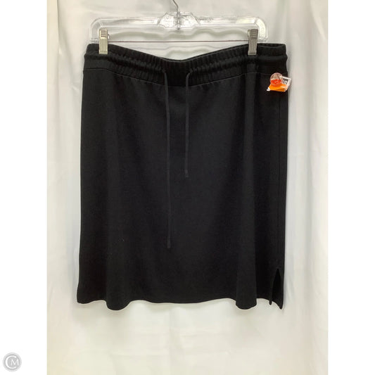 Skirt Midi By J. Jill In Black, Size: L