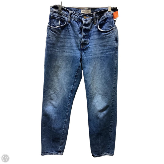 Jeans Boyfriend By Zara In Blue, Size: 6