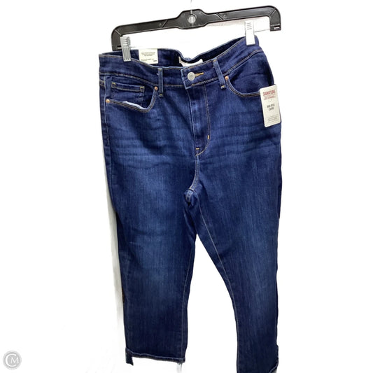 Capris By Levis In Blue Denim, Size: 12