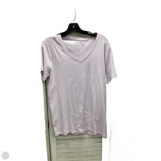 Top Short Sleeve By Eddie Bauer In Mauve, Size: 2x