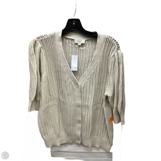 Cardigan By Loft In Beige, Size: L