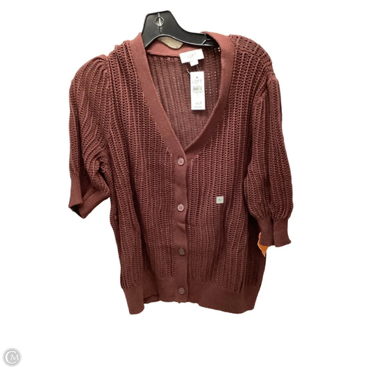 Cardigan By Loft In Brown, Size: Xl