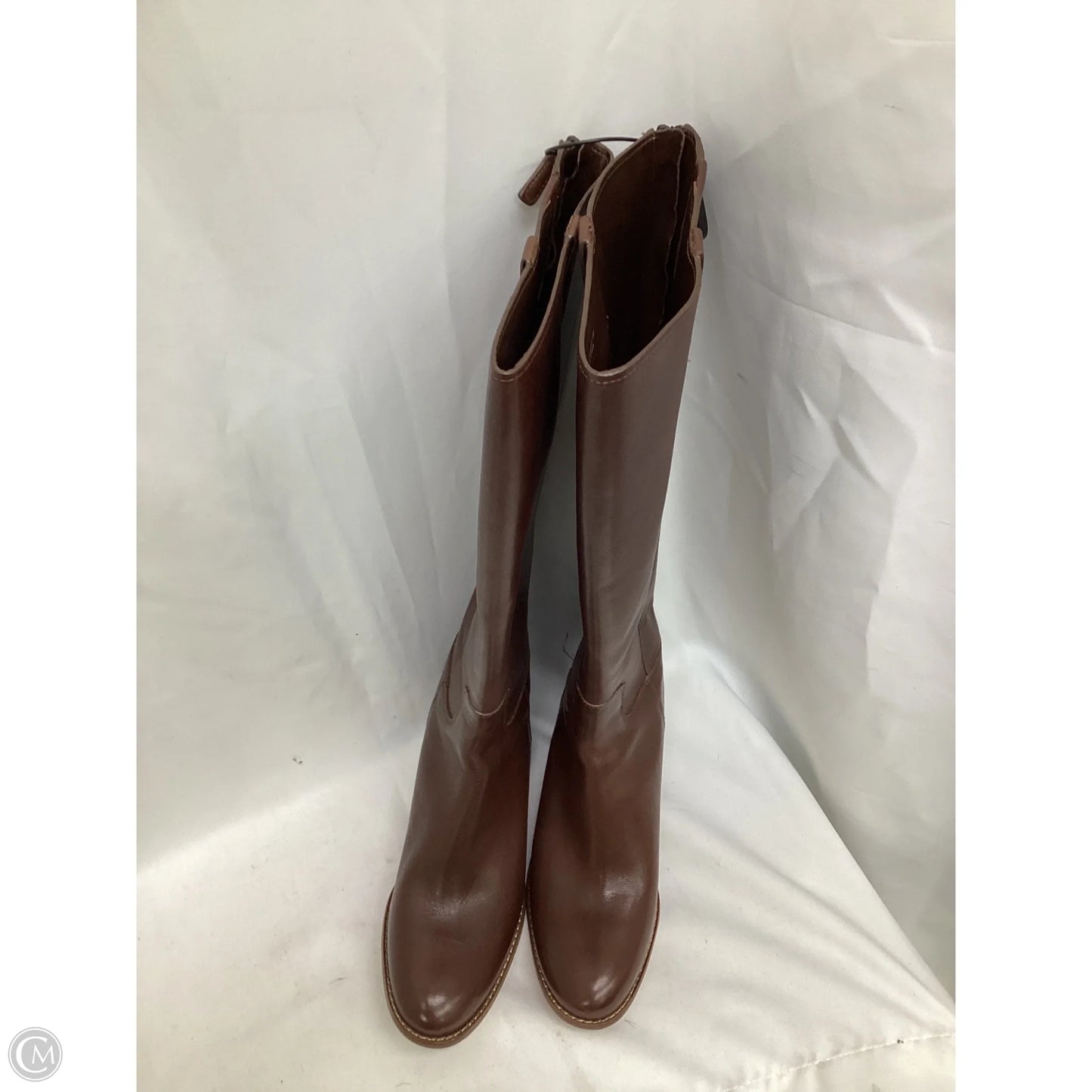 Boots Mid-calf Heels By Cole-haan In Brown, Size: 7.5