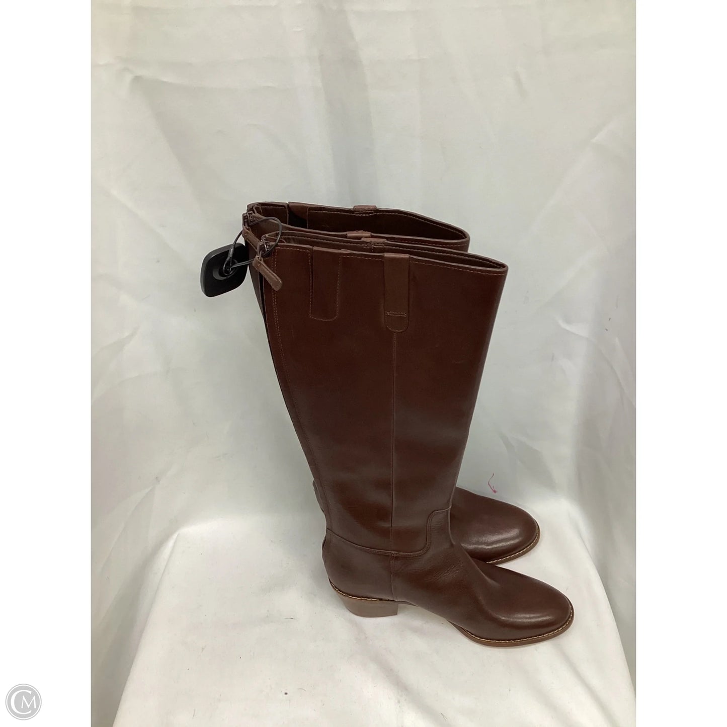 Boots Mid-calf Heels By Cole-haan In Brown, Size: 7.5