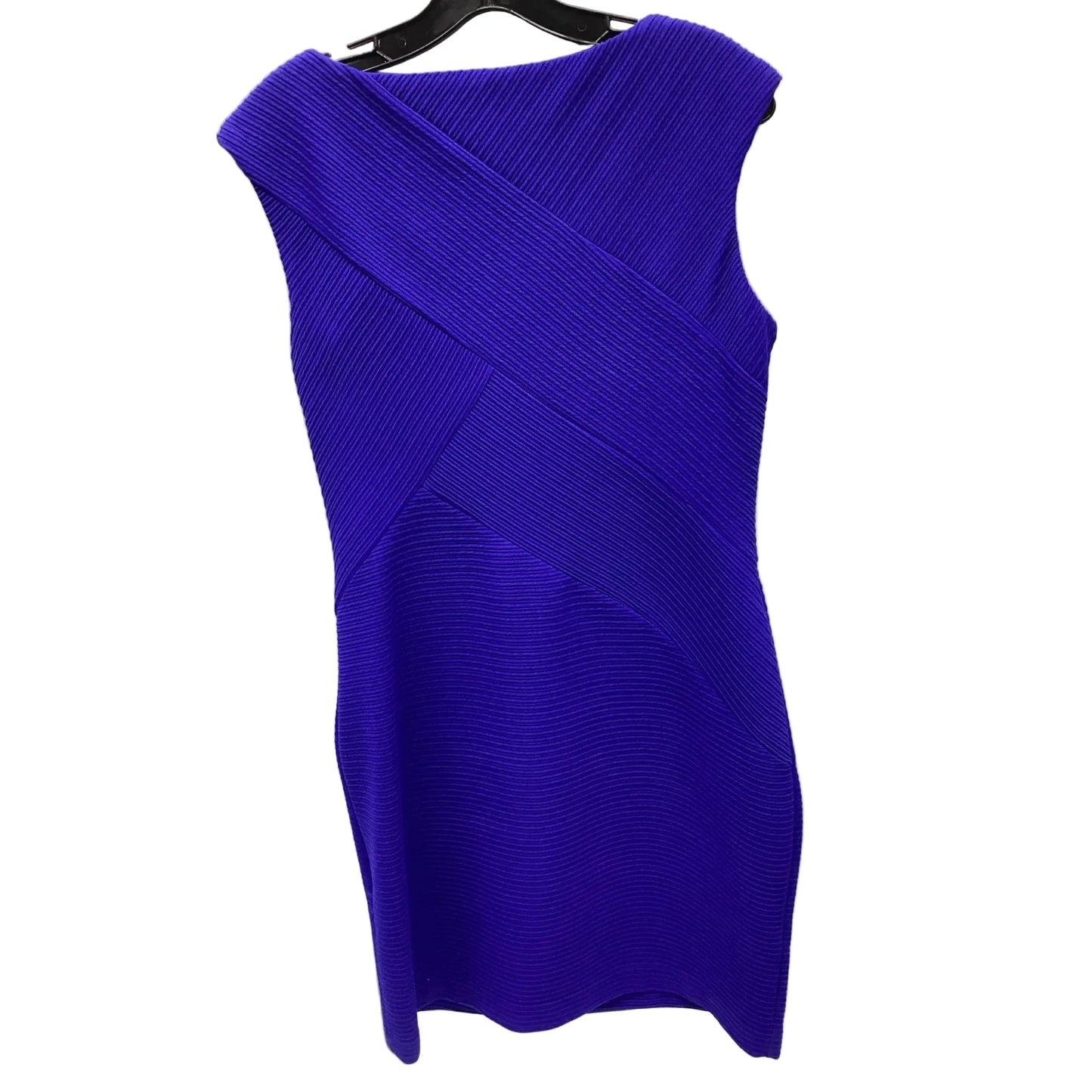 Dress Casual Midi By Calvin Klein In Blue, Size: 12