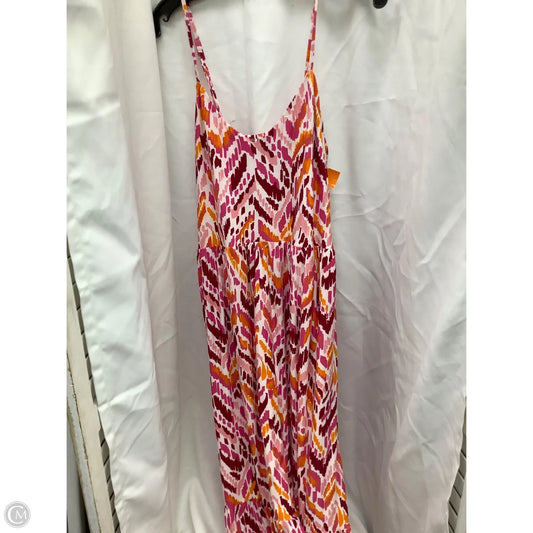 Dress Casual Midi By Emily Daniels In Multi-colored, Size: Xl