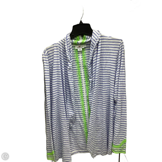 Cardigan By Vineyard Vines In Striped Pattern, Size: M
