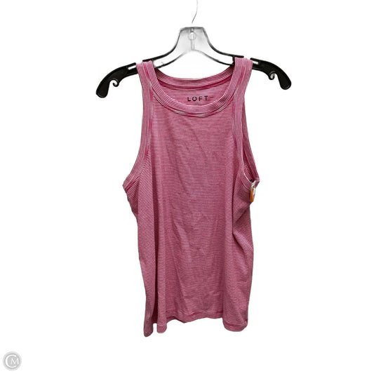 Top Sleeveless By Loft In Striped Pattern, Size: Xl