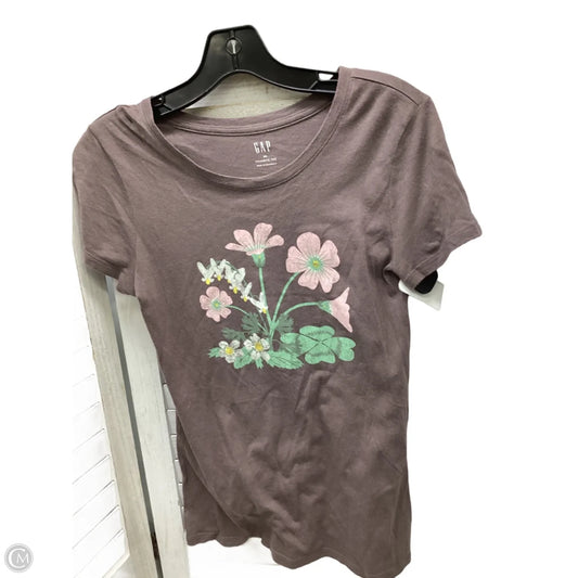 Top Short Sleeve By Gap In Multi-colored, Size: Xs