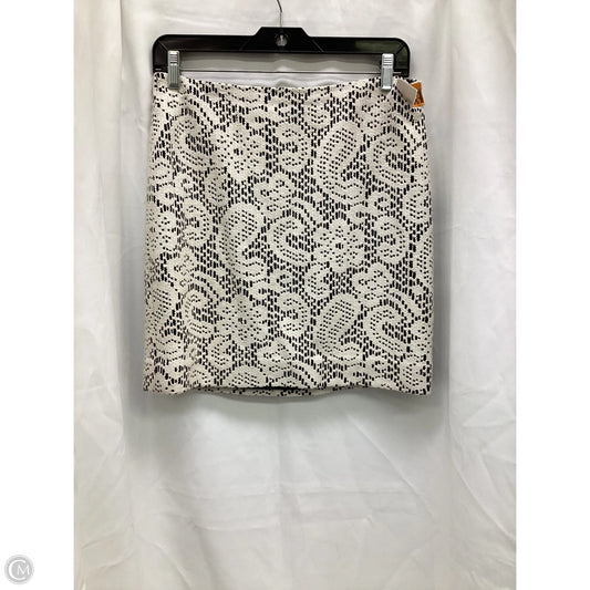 Skirt Midi By Etcetra In Black & White, Size: 4