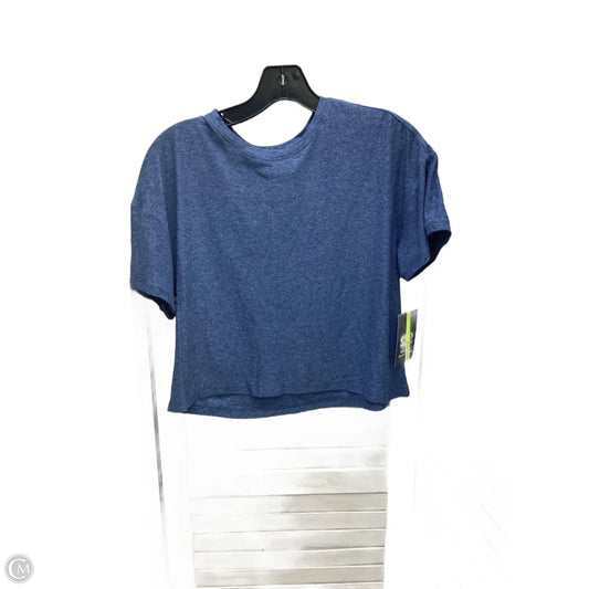 Top Short Sleeve By Athletic Works In Blue, Size: Xs