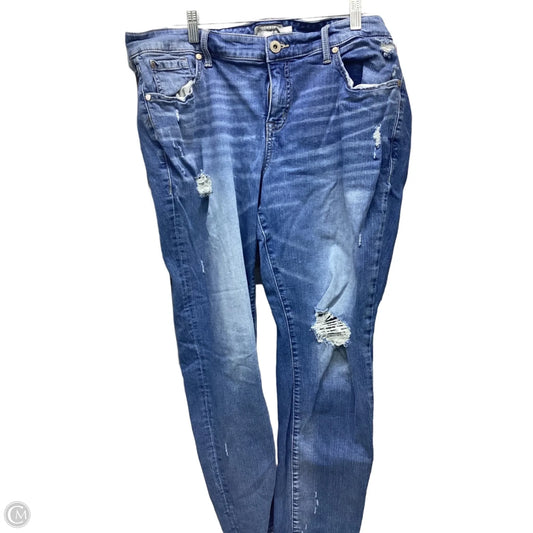 Jeans Boyfriend By Torrid In Blue Denim, Size: 16