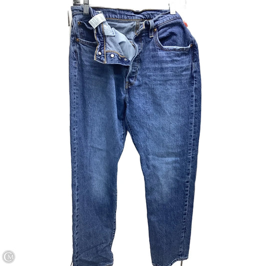 Jeans Boyfriend By Levis In Blue Denim, Size: 6