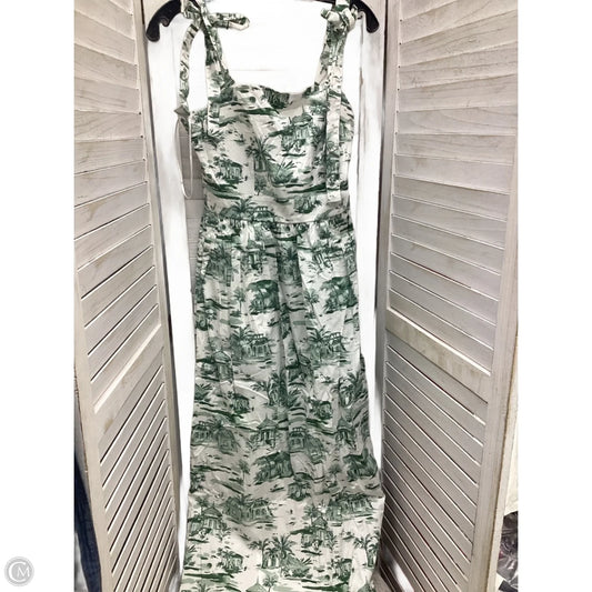 Dress Casual Maxi By Rachel Zoe In Green & White, Size: M