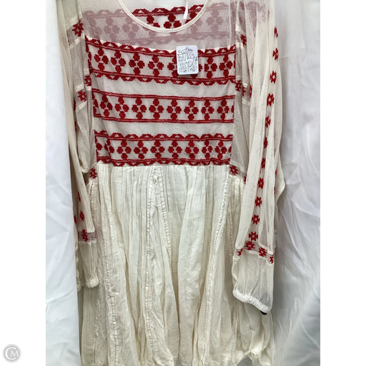Dress Casual Midi By Free People In Multi-colored, Size: L