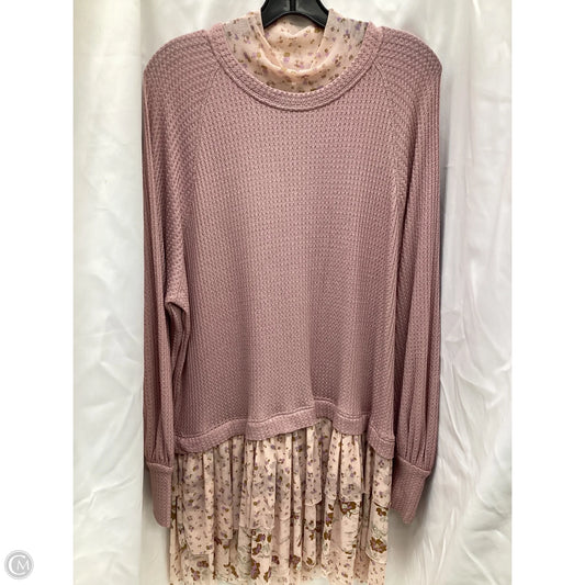 Dress Casual Midi By Free People In Multi-colored, Size: L