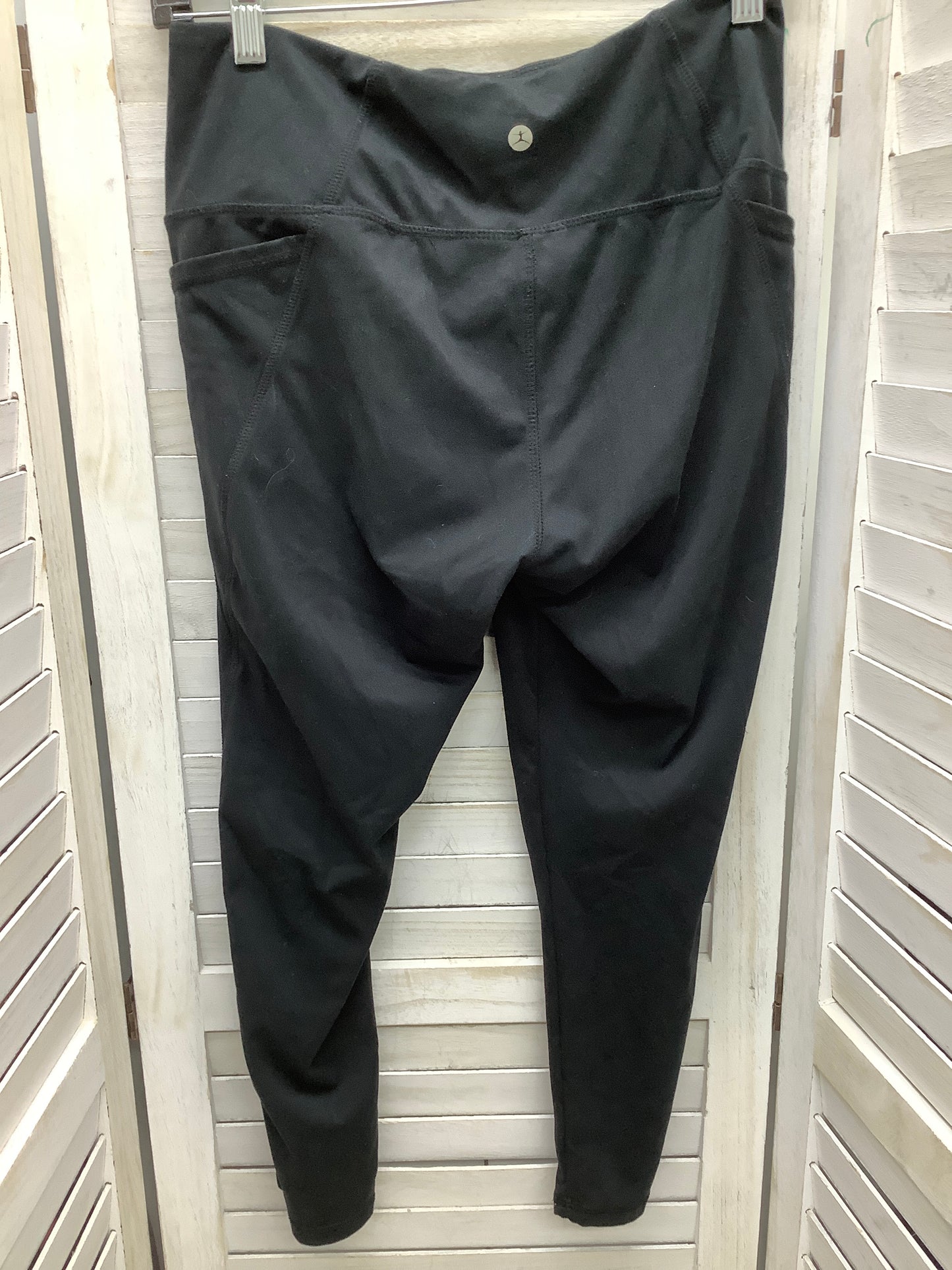 Athletic Leggings By Danskin In Black, Size: M