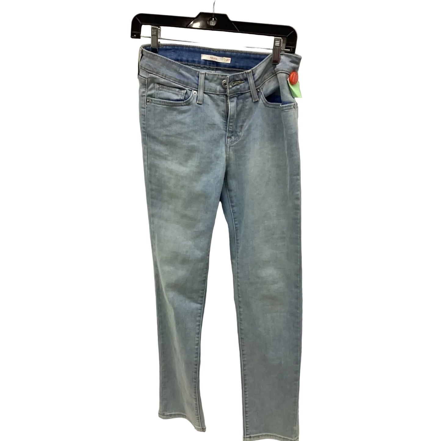 Jeans Skinny By Levis In Blue, Size: 4
