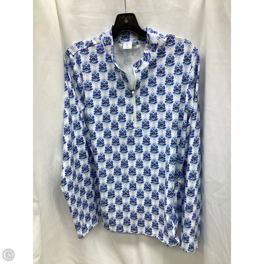 Top Long Sleeve By Sigrid Olsen In Multi-colored, Size: Xl